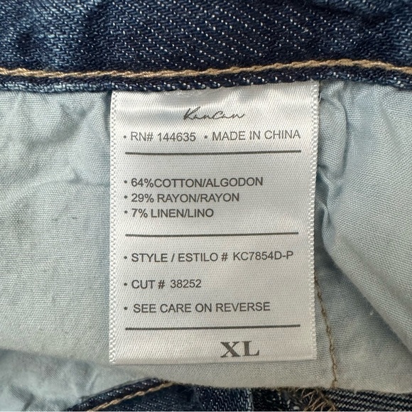 KanCan NWT Sandra High-Rise Belted Jean Shorts - Picture 10 of 10